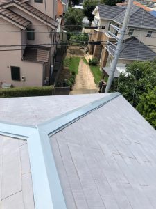 川崎市にて屋根修理〈棟板金の改修工事〉 施工後